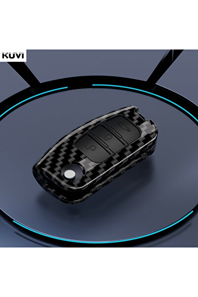 Choice Carbon ABS Carbon Fiber Car Key Cases Cover Fob for Ford Fiesta Focus ...