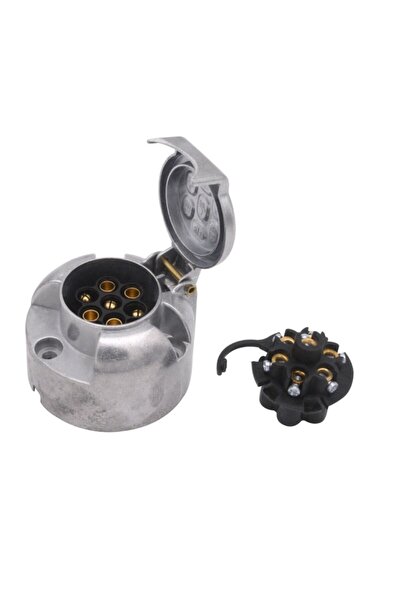 Choice مقبس مقطورة مزود بـ 7 دبابيس ومقبس توصيل دائري شديد التحمل 12 فولت لسح...