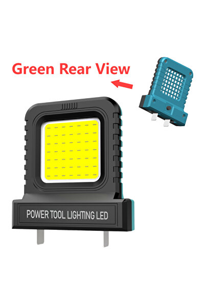 Choice3 مصباح عمل LED أخضر فائق السطوع (قطعة واحدة) متوافق مع ماكيتا، ميلووكي...