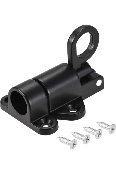 Choice1 مزاليج ذاتية الإغلاق مصنوعة من سبائك الألومنيوم السوداء، مزاليج زنبرك...