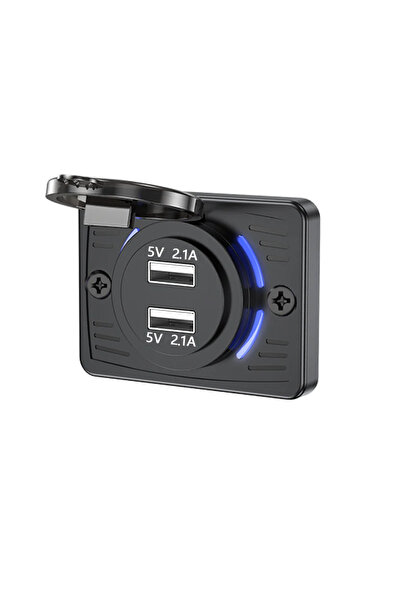 Choice3 شاحن سريع مزدوج USB بقوة 12 فولت/24 فولت، منفذ USB للسيارات الترفيهية...