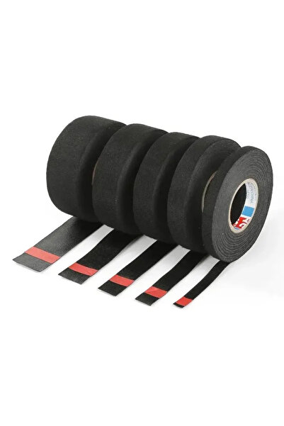 Choice4 شريط لاصق أسود مقاوم للحرارة واللهب، مقاس 25 مم × 15 م، بطول 15 م، من...