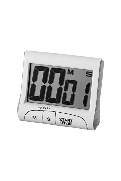 Choice مؤقت رقمي متعدد الوظائف بشاشة LCD بيضاء بدون بطارية، تصميم بسيط، مؤقت ...