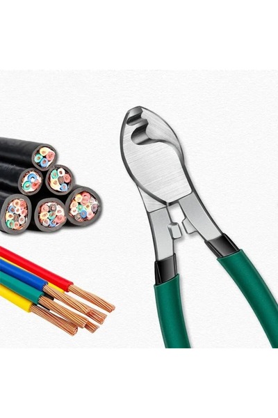 Choice قاطع كابلات متعدد الوظائف، قطعة واحدة، 6 بوصات، مضاد للانزلاق، أداة يد...