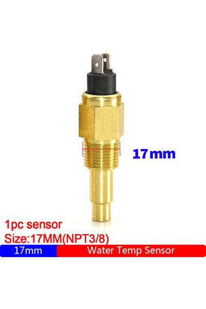 Choice4 مستشعر درجة حرارة الماء العالمي 17 مم، 3/8NPT، 1/2NPT، مقياس Vdo، مست...