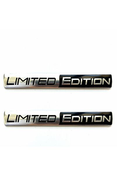 Choice silver black 2pc 2pcs Metal Limited Edition car logo suitable for body...
