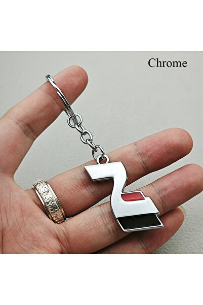 Choice شعار معدني فاخر جديد باللون الأسود الكرومي على شكل حرف N، سلسلة مفاتيح...