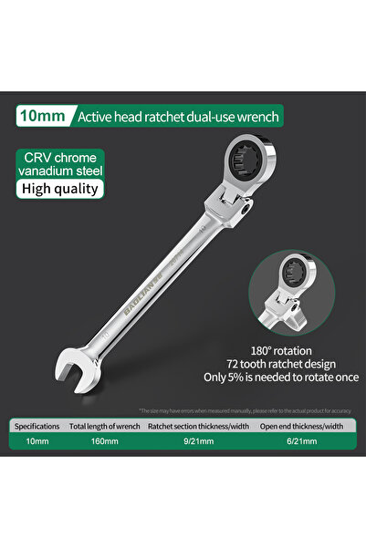 Choice4 10mm 6-10mm Automatic Fast And Labor-Saving Dual-Use Open-Ended Unive...