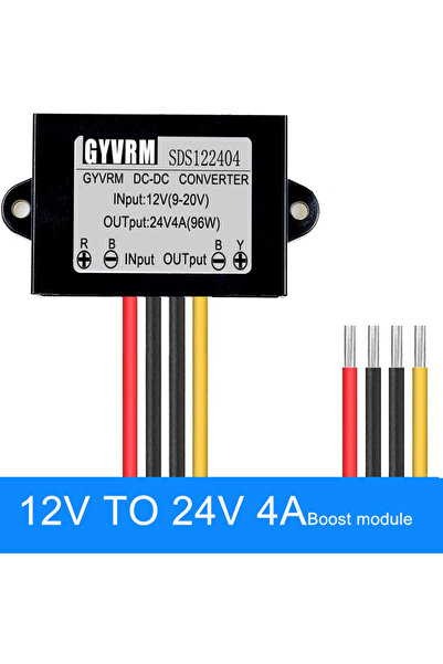 Choice محول طاقة GYVRM من 12 فولت إلى 24 فولت تيار مستمر، رافع للتيار المستمر...
