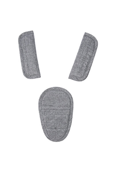 Choice 3 قطع من وسادات حزام مقعد السيارة للأطفال، ناعمة، سوداء اللون، أغطية أ...