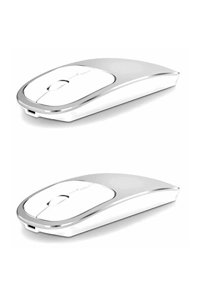 Bervolo Set de 2 mouse-uri wireless Metal X Dual, USB și Bluetooth 5.1