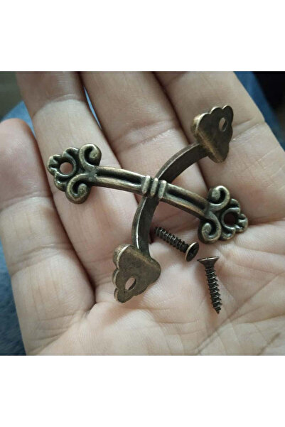 Choice ١٠ قطع من مقابض الخزائن الخشبية الصغيرة المصنوعة من البرونز العتيق، مق...