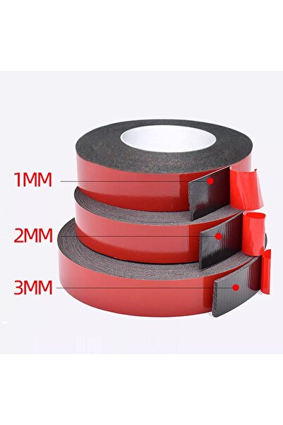 Choice 3mmx20mmx5M 10 M Strong Double side Adhesive foam Tape Thick 1/2/3mm W...