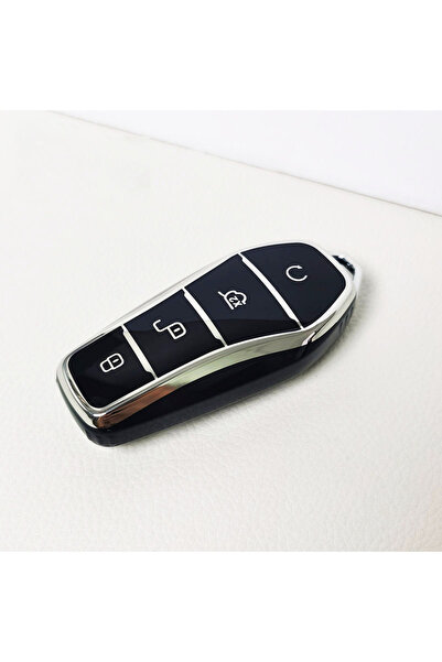 choice2 غطاء مفتاح سيارة أسود ناعم من مادة TPU لسيارات BYD Seal U Dm I Atto 3...