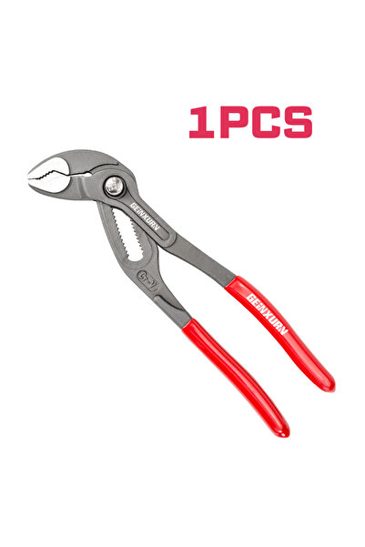 Choice كماشة واحدة ذات أخاديد 7 بوصات مع زر ضبط، سعة قصوى 1.5 بوصة، مصنوعة من...