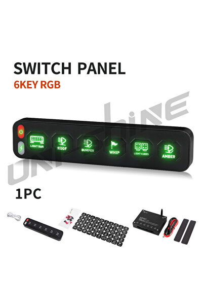 Choice لوحة تحكم لاسلكية UNI-SHINE 4/6 ذات 8 أزرار، تحكم لاسلكي باللمس، مرحل ...