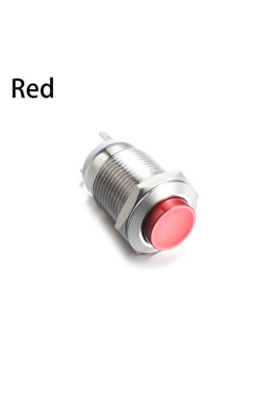 Choice مفتاح تشغيل محرك السيارة/الكمبيوتر مقاوم للماء، 250 فولت، 12 مم، زر لح...