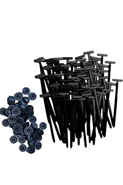 Choice1 100 قطعة رباط كابل نايلون ذاتي القفل عالمي شديد التحمل مع دبوس وزر لل...