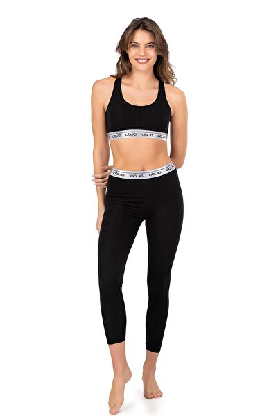 OBJE Black Sports Leggings