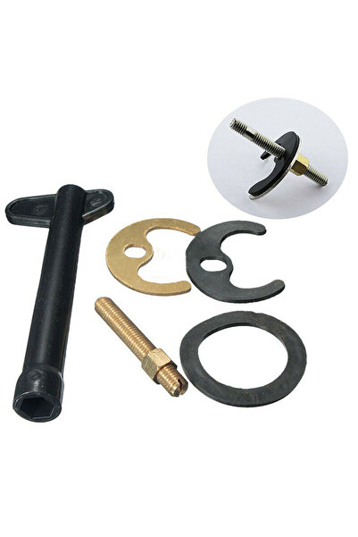 Choice طقم تركيب صنبور M8، يتضمن برغي، غسالة، مفتاح ربط، لوحة، طقم أدوات حوض ...