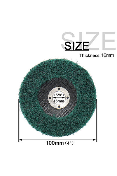 Choice قرص تلميع من ألياف النايلون، مقاس 100/115/125 مم، قطعة واحدة، قرص تلمي...