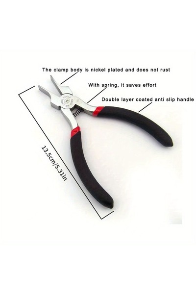 Choice قطعة واحدة من كماشة ذات فك مسطح عريض، كماشة ذات فك ناعم من النايلون، ل...