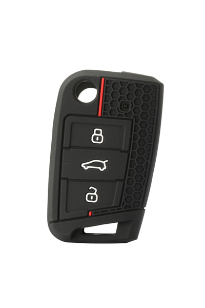 Choice Red Line Car Remote Key Case Cover for VW Golf 7 GTI POLO T-Cross T-R ...