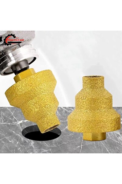 Choice M14 Thread 20-50mm Brazing Step Drill Bit Diamond Chamfer Router Bit A...