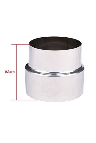 Choice15 وصلة مخفض لبطانة المدخنة من الفولاذ المقاوم للصدأ بقطر 100 و90 مم لت...