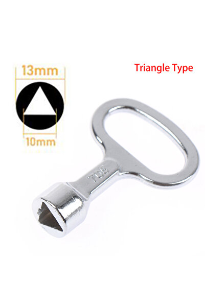 Choice مفتاح ربط مثلثي فضي عالمي من النوع B، مناسب لخزائن الكهرباء، لوحة مفات...