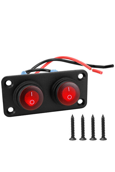 Choice CP-5533-02 Nilight 1-6 Gang Rocker Switch Panel 12V Waterproof On-Off ...