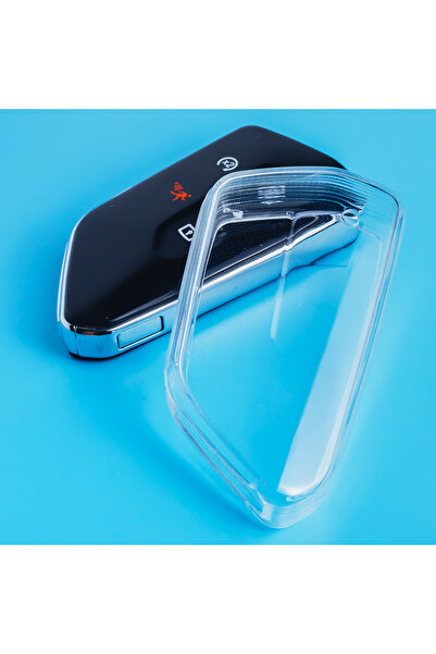 Choice4 غطاء مفتاح سيارة شفاف رفيع، مناسب لسيارات فولكس فاجن جولف GTI باسات I...