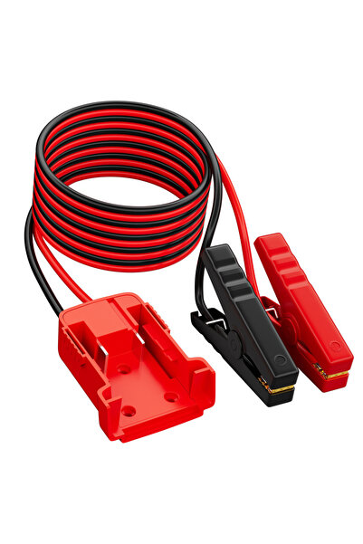 Choice كابل توصيل البطارية MWK-WD100-1-6ft بطول 6 أقدام مع مشابك ومحول بطارية...
