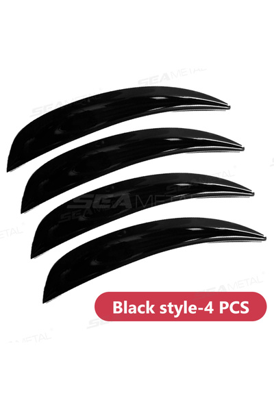 Choice طقم تزيين جانبي لعجلات السيارة من BLALION، أسود، 4 قطع، 4 قطع/مجموعة، ...