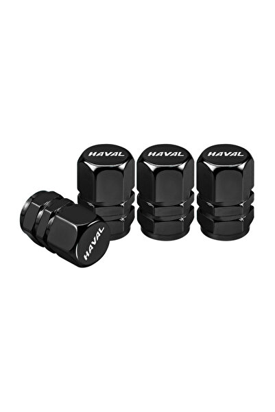 Choice1 مجموعة أغطية صمامات إطارات السيارات C-Black-Haval، 4 قطع، أغطية معدني...