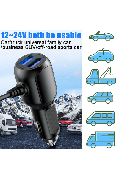 choice2 كابل USB صغير للسيارة، كاميرا أمامية للسيارة، شاحن سيارة، شاحن GPS لل...