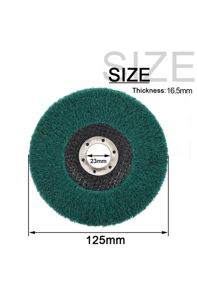 Choice1 قرص تلميع من ألياف النايلون، مقاس 100/115/125 مم، قطعة واحدة، قرص تلم...