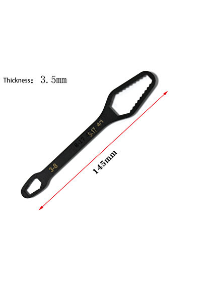 choice2 3.5mm black 8-17mm 8-22mm Universal Torx Wrench Self-tightening Adjus...