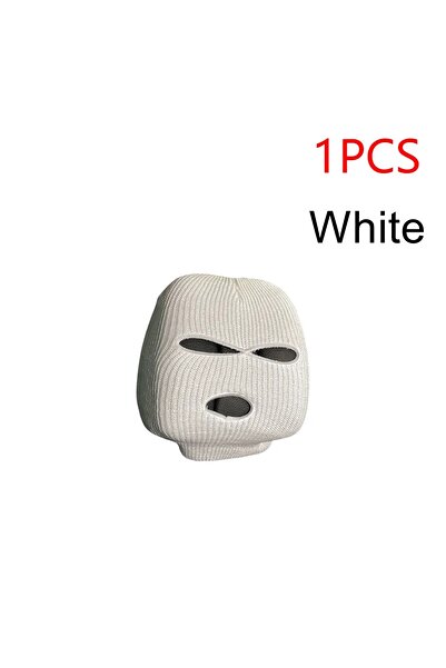 Choice1 1pcs White Universal Car Headrest Cover Funny Car Seat Face Mask Ski ...