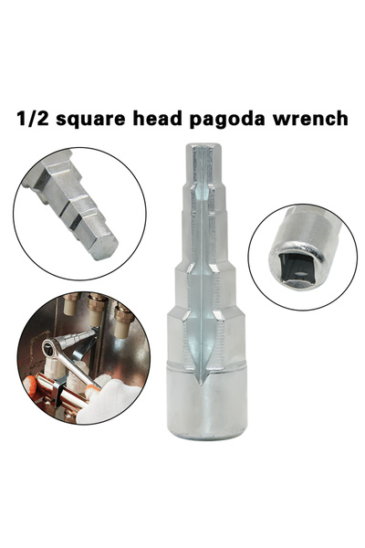 Choice مفتاح ربط ذو رأس مربع 1/2 بوصة، أداة فك صمام مضخة المياه 10-21 مم لكل ...