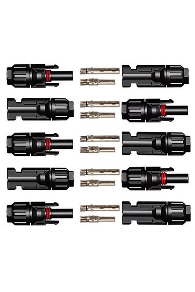 Choice1 10PCS-no-spanner 5 Pairs Solar Connectors with 2 Wrenches Waterproof ...