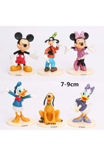 Choice مجموعة من 6 قطع من شخصيات ديزني الكرتونية: ميكي ماوس، ميني ماوس، جوفي،...