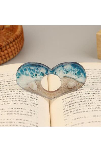 Choice 02 1 or 2Pcs Multifunctional Ocean Beach Resin Book Page Holder Durabl...