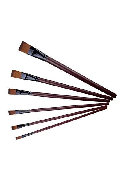 Choice مجموعة فرش رسم نايلون احترافية مكونة من 6 قطع - مناسبة للرسم بالألوان ...