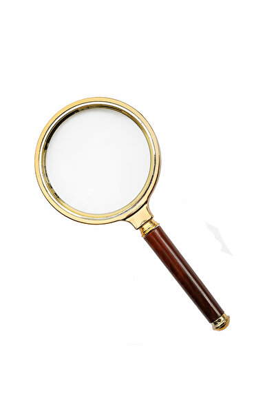 Choice 10X 60mm log color Handheld High-Definition Old Magnifying Glass Handh...