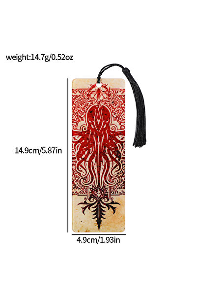 Choice SQ2634 فاصل كتاب زجاجي ملون على شكل نافذة كنيسة كاثولو، فاصل قراءة بطا...