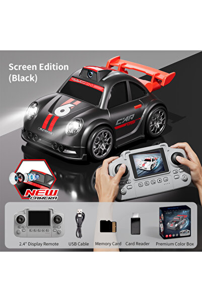 Choice1 YT-Q216-Black-LCD C6 Mini Car with Dual Mode Lights Sound demo functi...