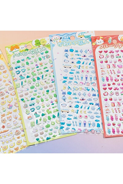 Choice 4 قطع من ملصقات الحيوانات الصغيرة ثلاثية الأبعاد اللطيفة المصنوعة من ا...