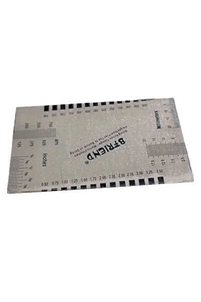 Choice مسطرة قياس ارتفاع الأوتار (قطعة واحدة)، أداة إصلاح الجيتار لصانعي الآل...