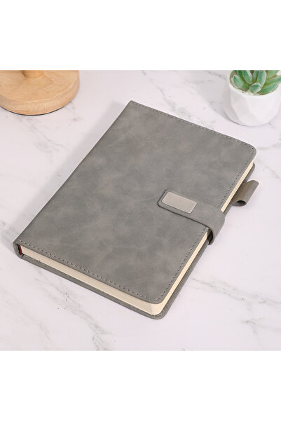 Choice 360pages gray A5 Retro Notebook Soft Leather Cover 200/360 Pages Agend...